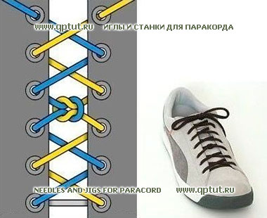 shoelaces of paracord